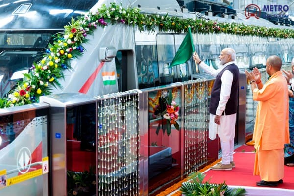 PM Modi Flags Off India's First Namo Bharat RapidX Train on Delhi-Meerut RRTS Corridor