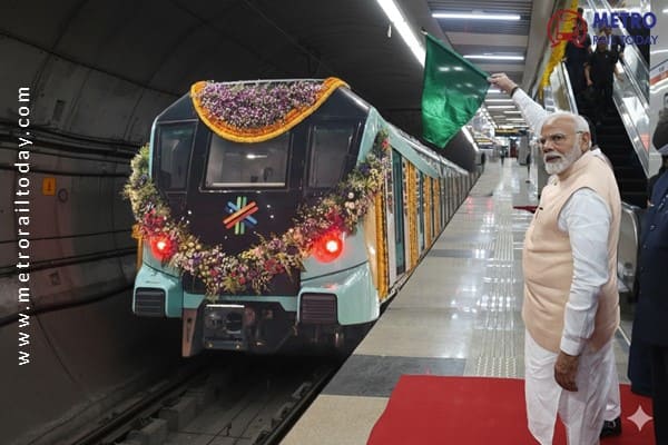 Prime Minister Narendra Modi inaugurates Final Phase of Mumbai Metro Line 3 (Aqua Line)