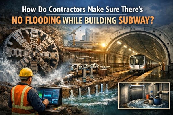 How Do Contractors Make Sure There’s No Flooding While Building Subways?